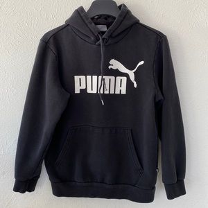 Puma hoodie black and white size S